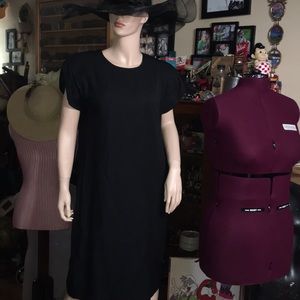 Vintage padded black Dress